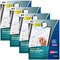 Avery Diamond Clear Page Protectors for 3 Ring Binders, 10 Document Protectors Per Pack, 4 Packs, 40 Protectors Total (74084)